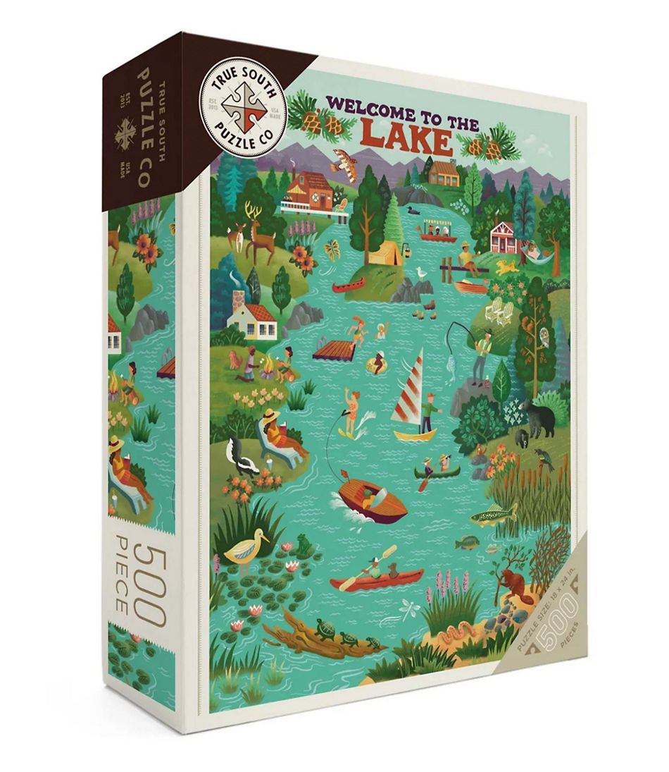 L.L.Bean Lake Living Puzzle, 500 Pieces HOME GOODS