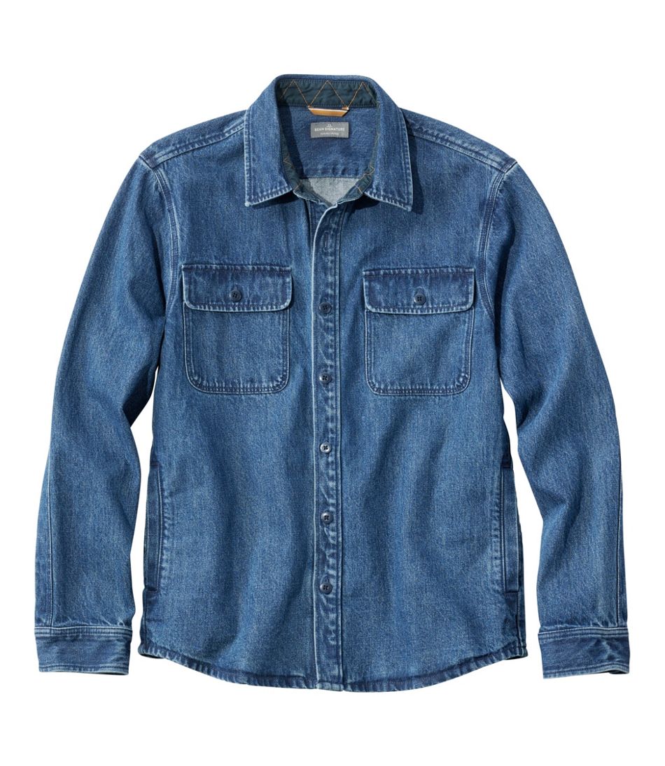 L.L.Bean Men's Signature Denim Workshirt SALE