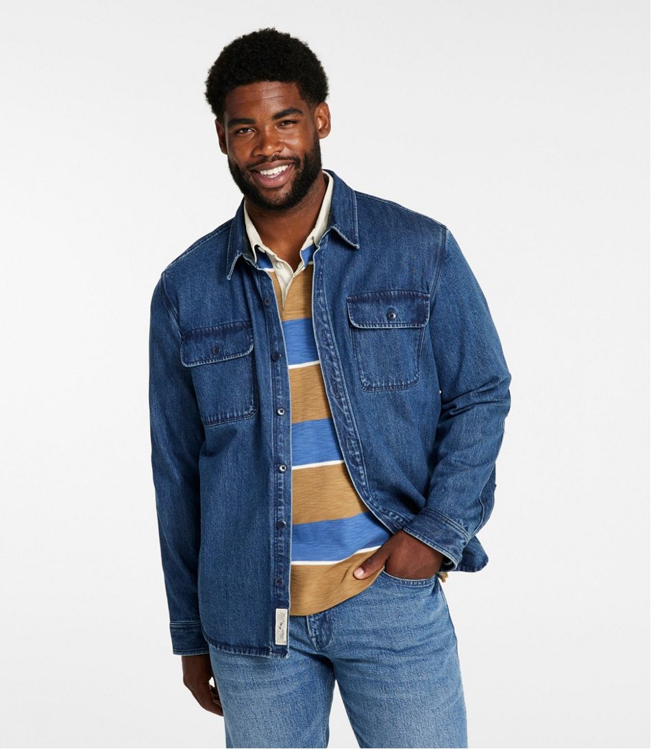 L.L.Bean Men's Signature Denim Workshirt SALE