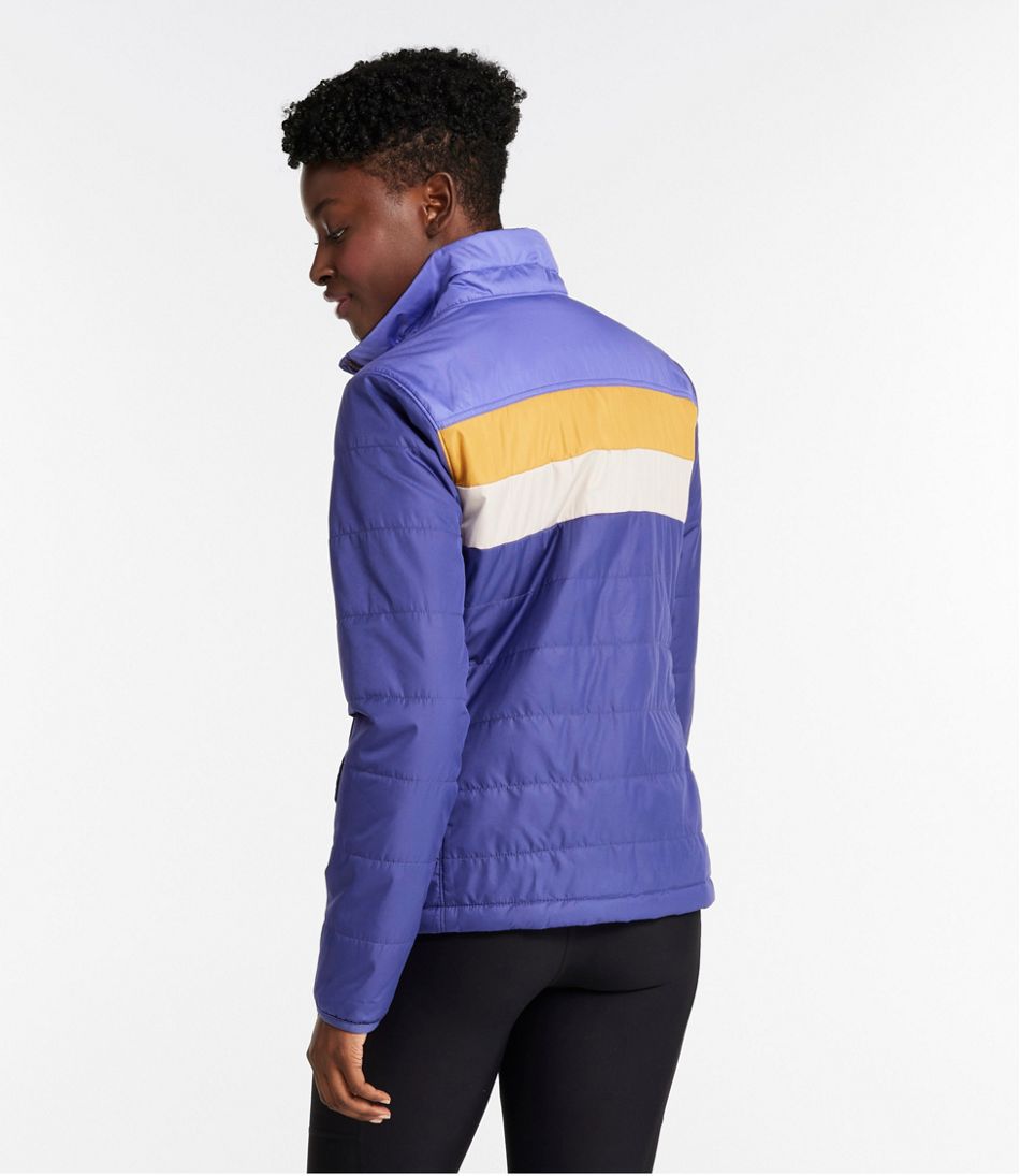 L.L.Bean Women's Mountain Classic Puffer Jacket, Colorblock SALE|OUTERWEAR