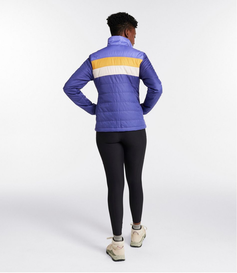 L.L.Bean Women's Mountain Classic Puffer Jacket, Colorblock SALE|OUTERWEAR