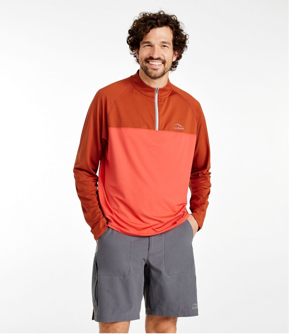 L.L.Bean Men's Comfort Cycling Jersey, Long-Sleeve SALE|CLOTHING