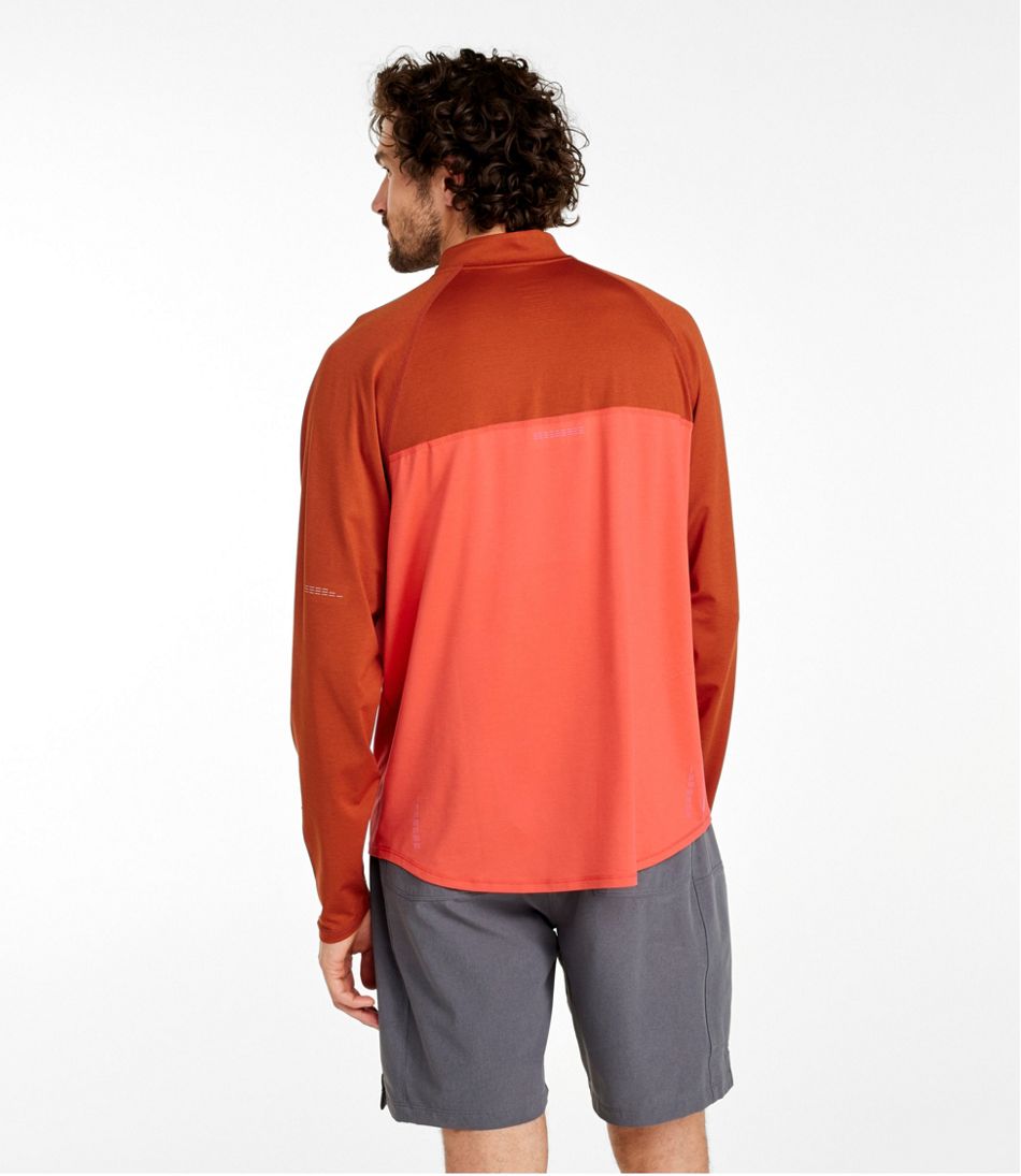 L.L.Bean Men's Comfort Cycling Jersey, Long-Sleeve SALE|CLOTHING