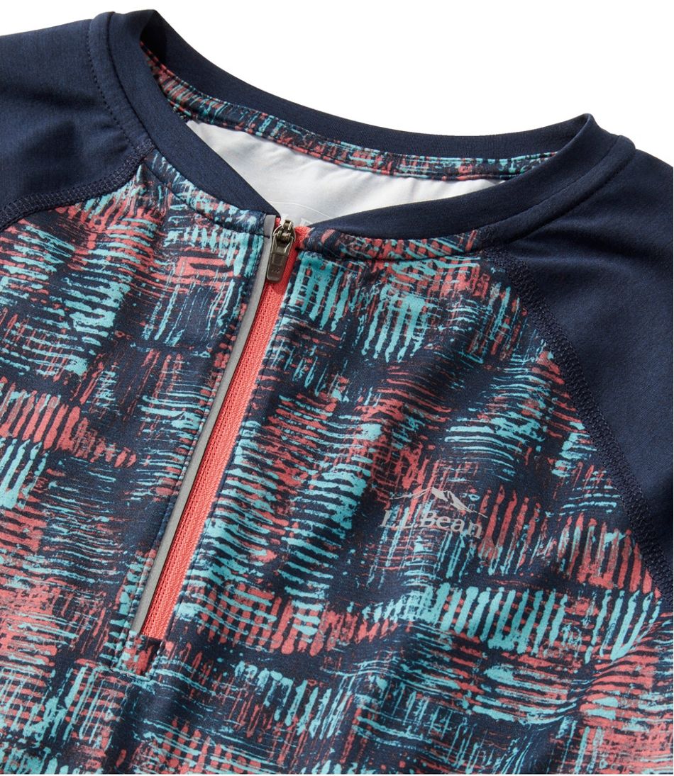 L.L.Bean Women's Comfort Cycling Jersey, Long-Sleeve Print SALE