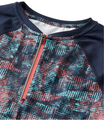 L.L.Bean Women's Comfort Cycling Jersey, Long-Sleeve Print SALE