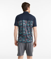 L.L.Bean Men's Comfort Cycling Jersey, Short-Sleeve Print SALE|CLOTHING