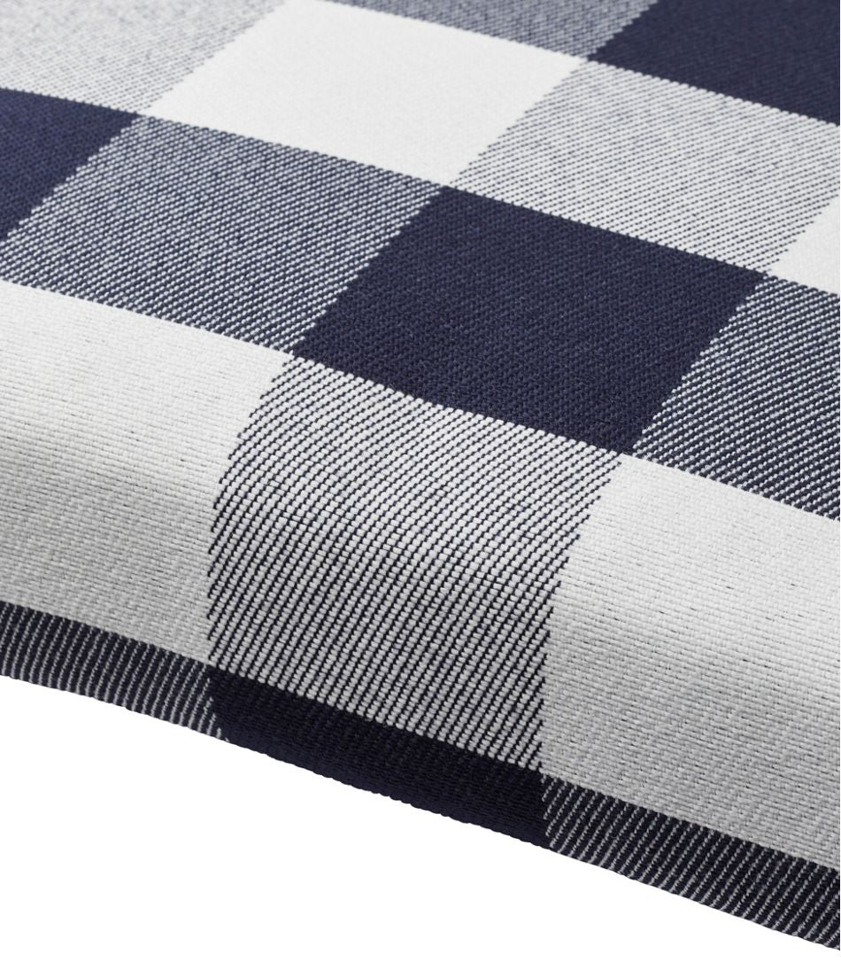 L.L.Bean All-Weather Folding/Armless Chair Cushion, Buffalo Plaid SALE