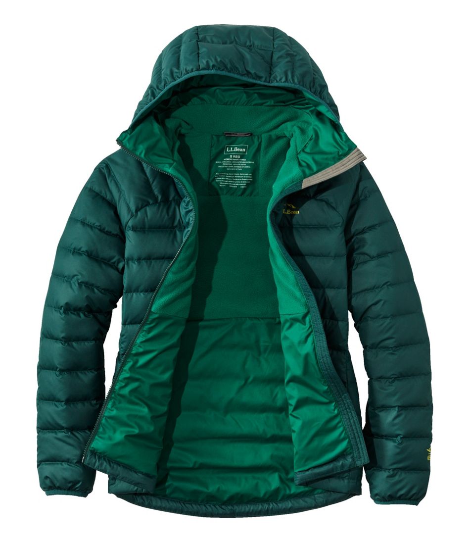 L.L.Bean Women's Bean's Down Hooded Jacket SALE|OUTERWEAR