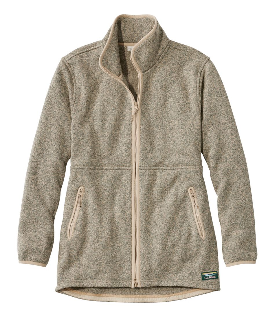 L.L.Bean Women's Bean's Sweater Fleece Full-Zip Coat SALE