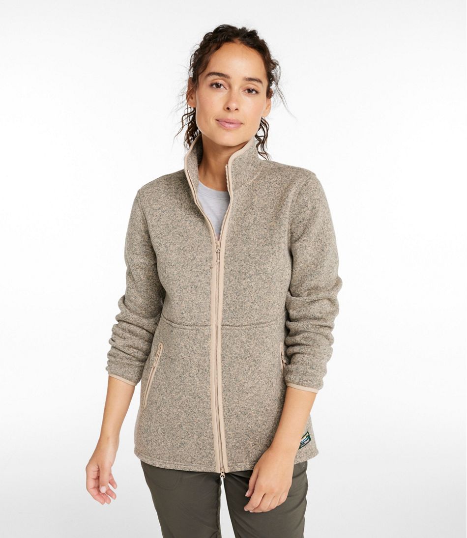 L.L.Bean Women's Bean's Sweater Fleece Full-Zip Coat SALE