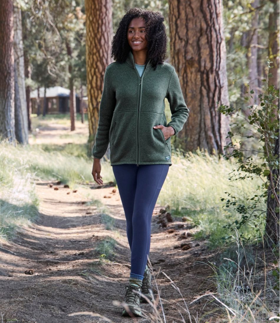 L.L.Bean Women's Bean's Sweater Fleece Full-Zip Coat SALE