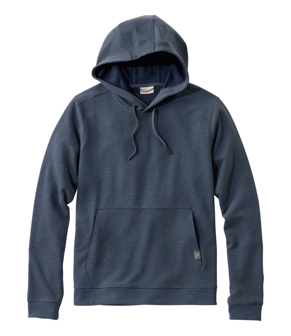L.L.Bean Men's Mountainside Micro Waffle Hoodie SALE|CLOTHING