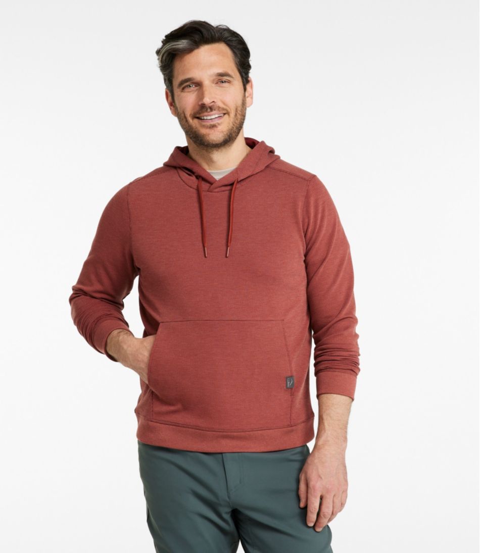 L.L.Bean Men's Mountainside Micro Waffle Hoodie SALE|CLOTHING
