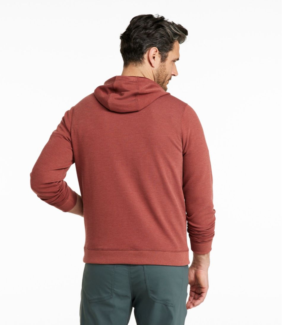 L.L.Bean Men's Mountainside Micro Waffle Hoodie SALE|CLOTHING
