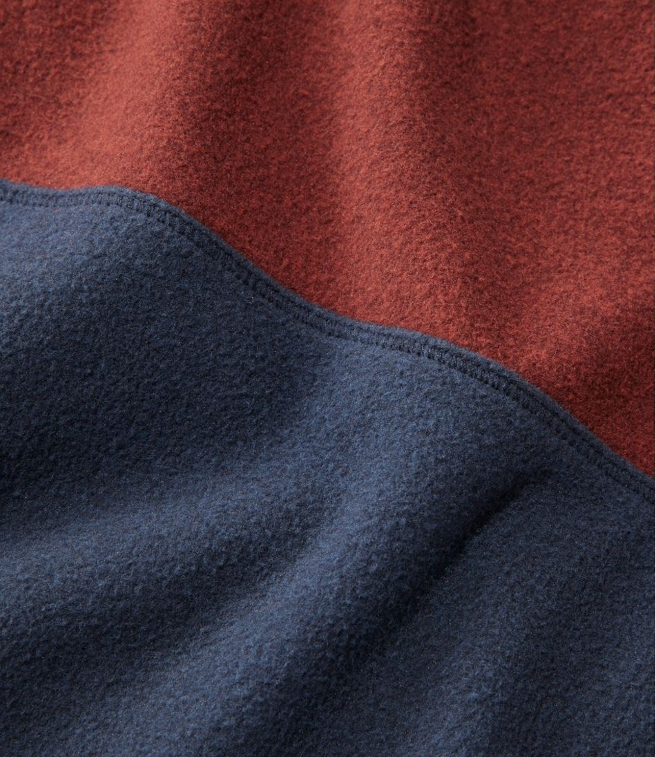 L.L.Bean Men's All Season Access Fleece Pullover, Colorblock SALE|CLOTHING