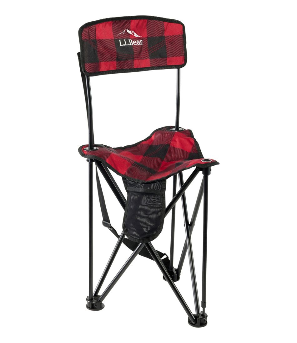 L.L.Bean Access Camp Chair Tripod, Plaid SALE
