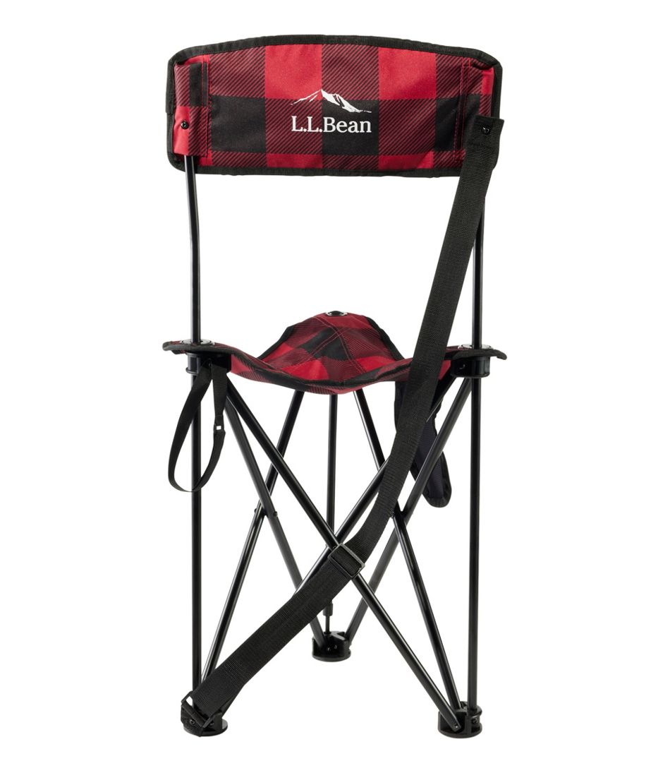L.L.Bean Access Camp Chair Tripod, Plaid SALE