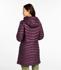 L.L.Bean Women's Ultralight 850 Down Hooded Coat, Three-Quarter Length OUTERWEAR