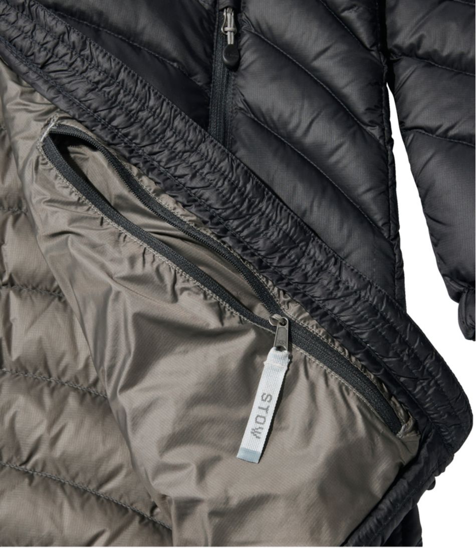 L.L.Bean Women's Ultralight 850 Down Hooded Coat, Three-Quarter Length OUTERWEAR