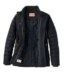 L.L.Bean Women's Upcountry Waxed Cotton Down Sweater OUTERWEAR