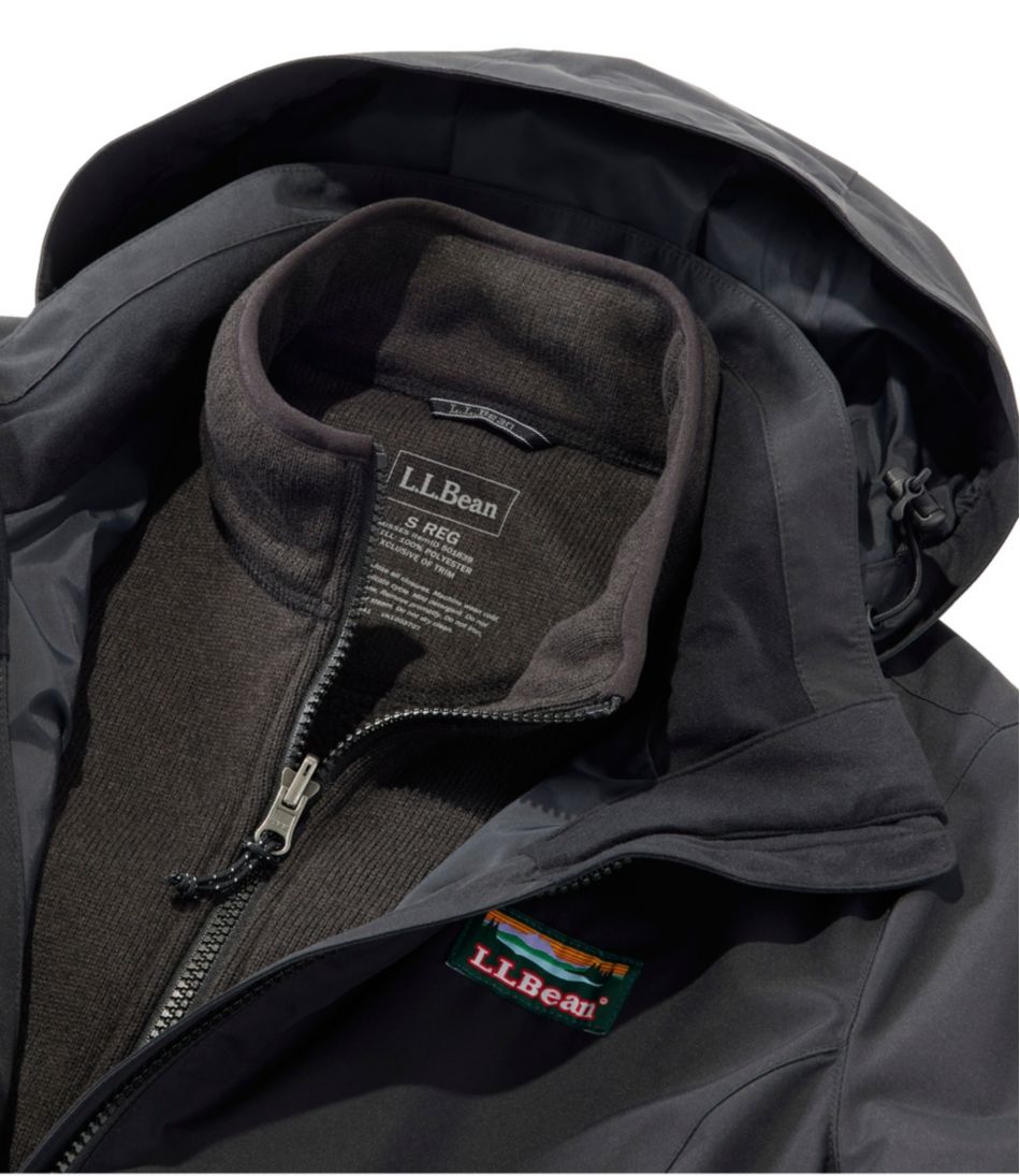 L.L.Bean Women's Sweater Fleece 3-in-1 Jacket OUTERWEAR