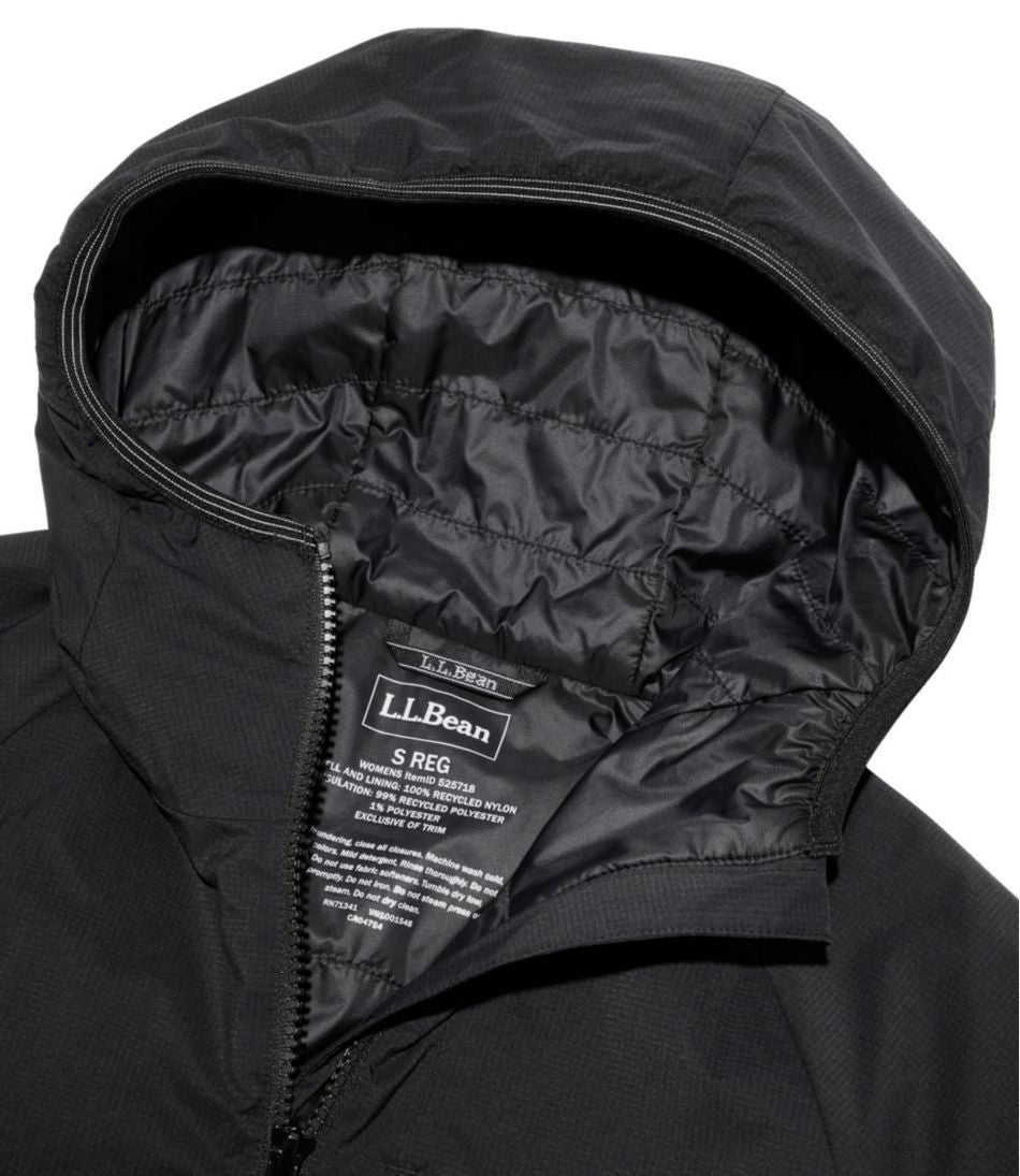 L.L.Bean Women's PrimaLoft Packaway Air Hoodie OUTERWEAR