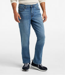 L.L.Bean Men's BeanFlex® Jeans, Standard Athletic Fit, Straight Leg CLOTHING