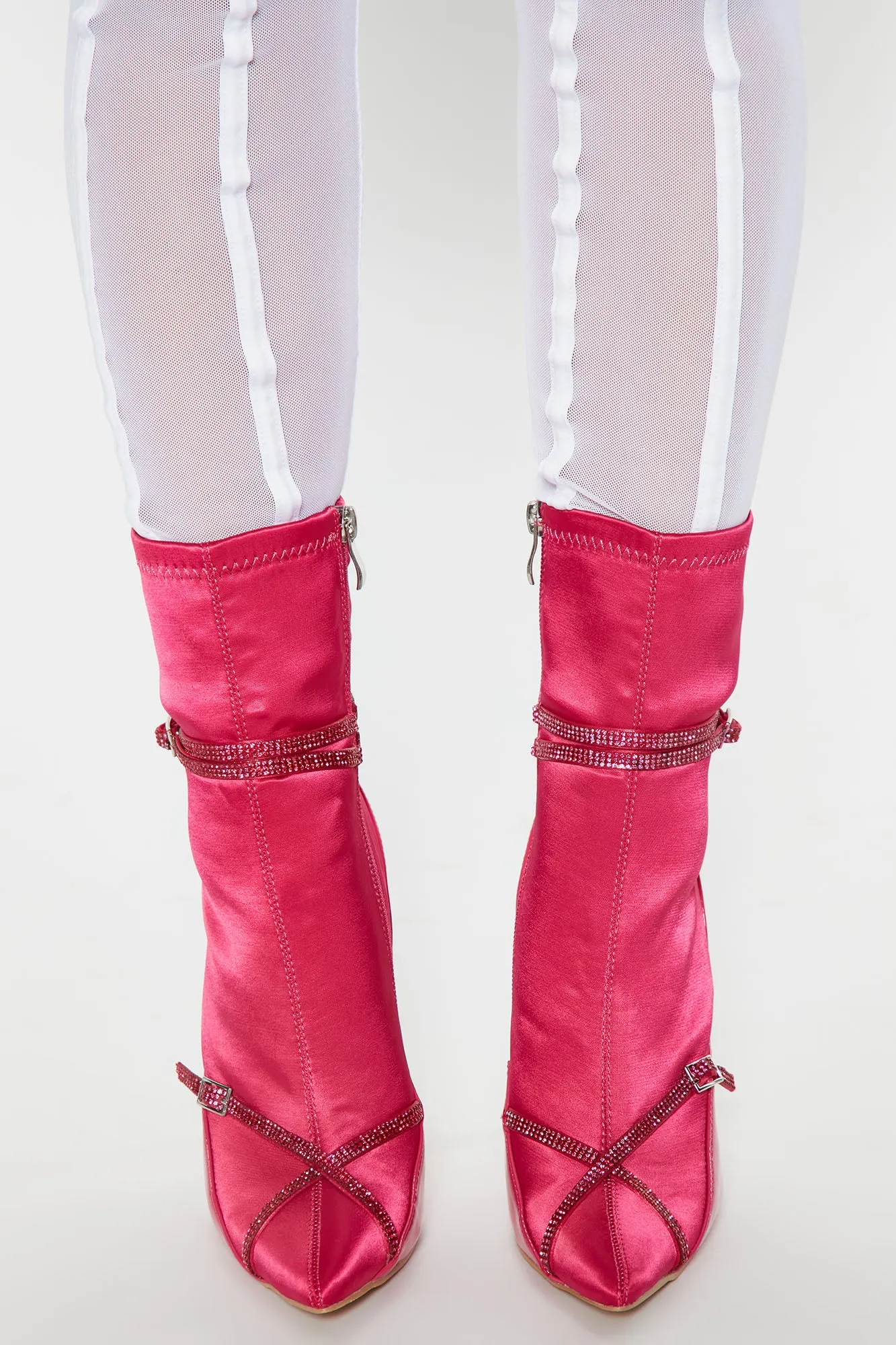 Add Some Flare Booties - Pink