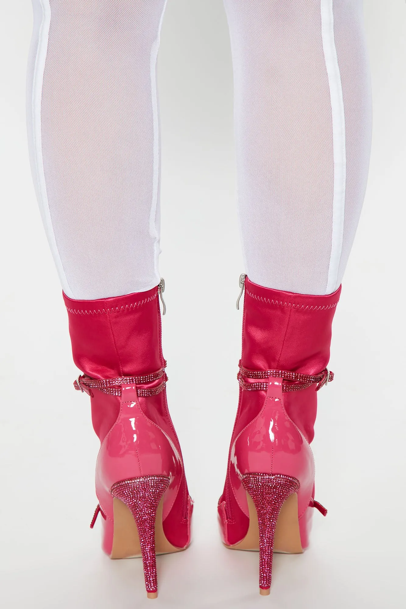 Add Some Flare Booties - Pink