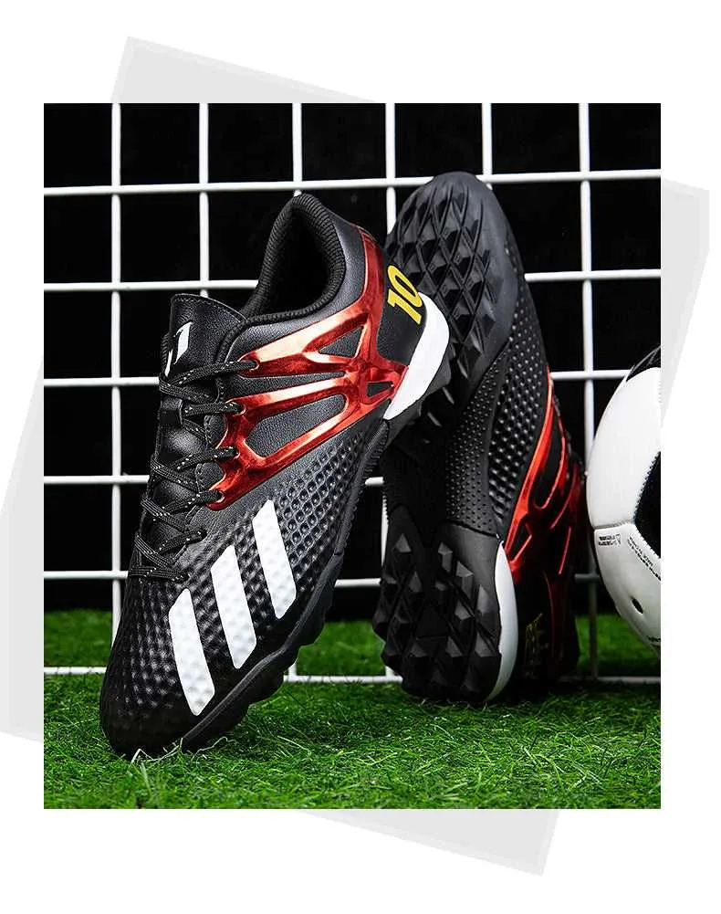 Adult and Kids' Low-Top Soccer Cleats, Training