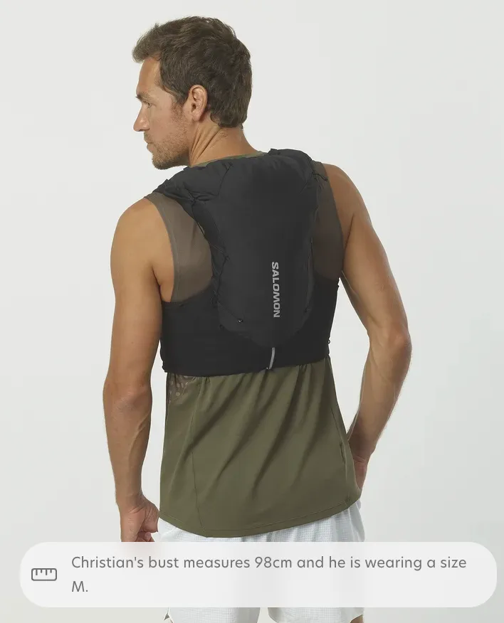 ADV SKIN 12 - Unisex Running Vest with Flasks Included