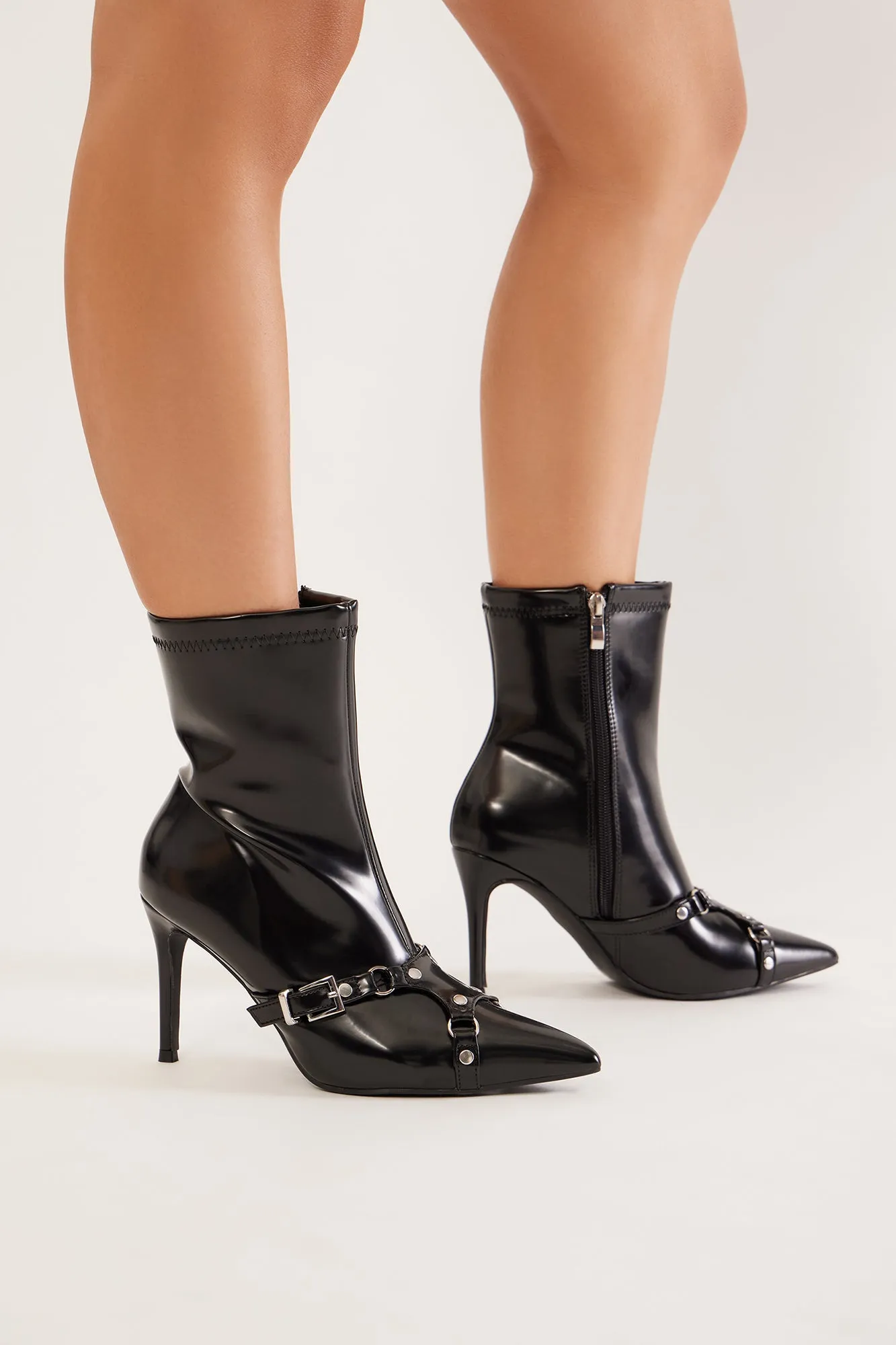 Alaina Booties - Black