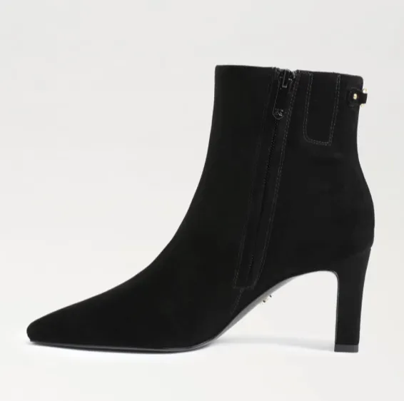 Black Suede Saige Booties