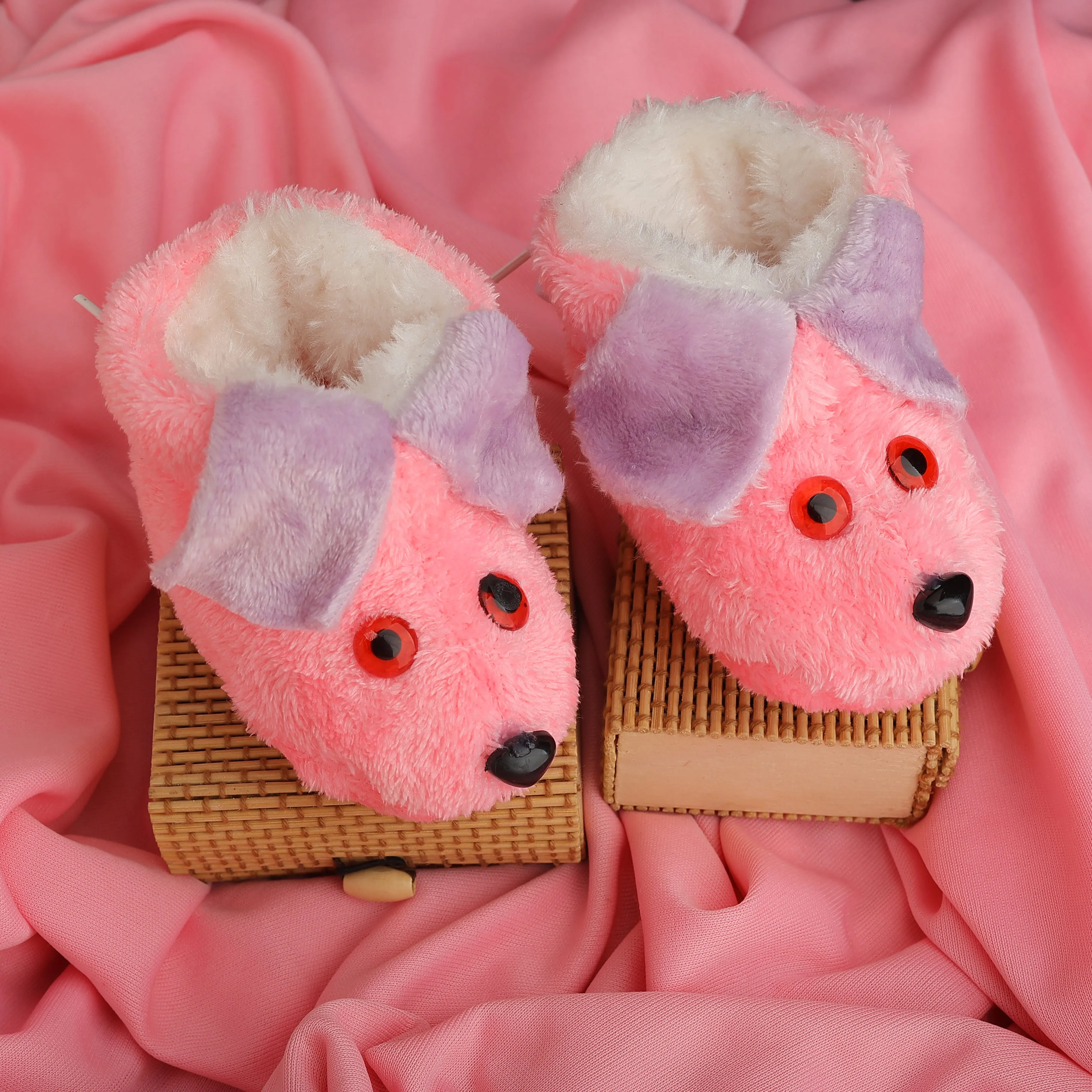 Combo of Infant Baby Booties Mix (Qnty-2)