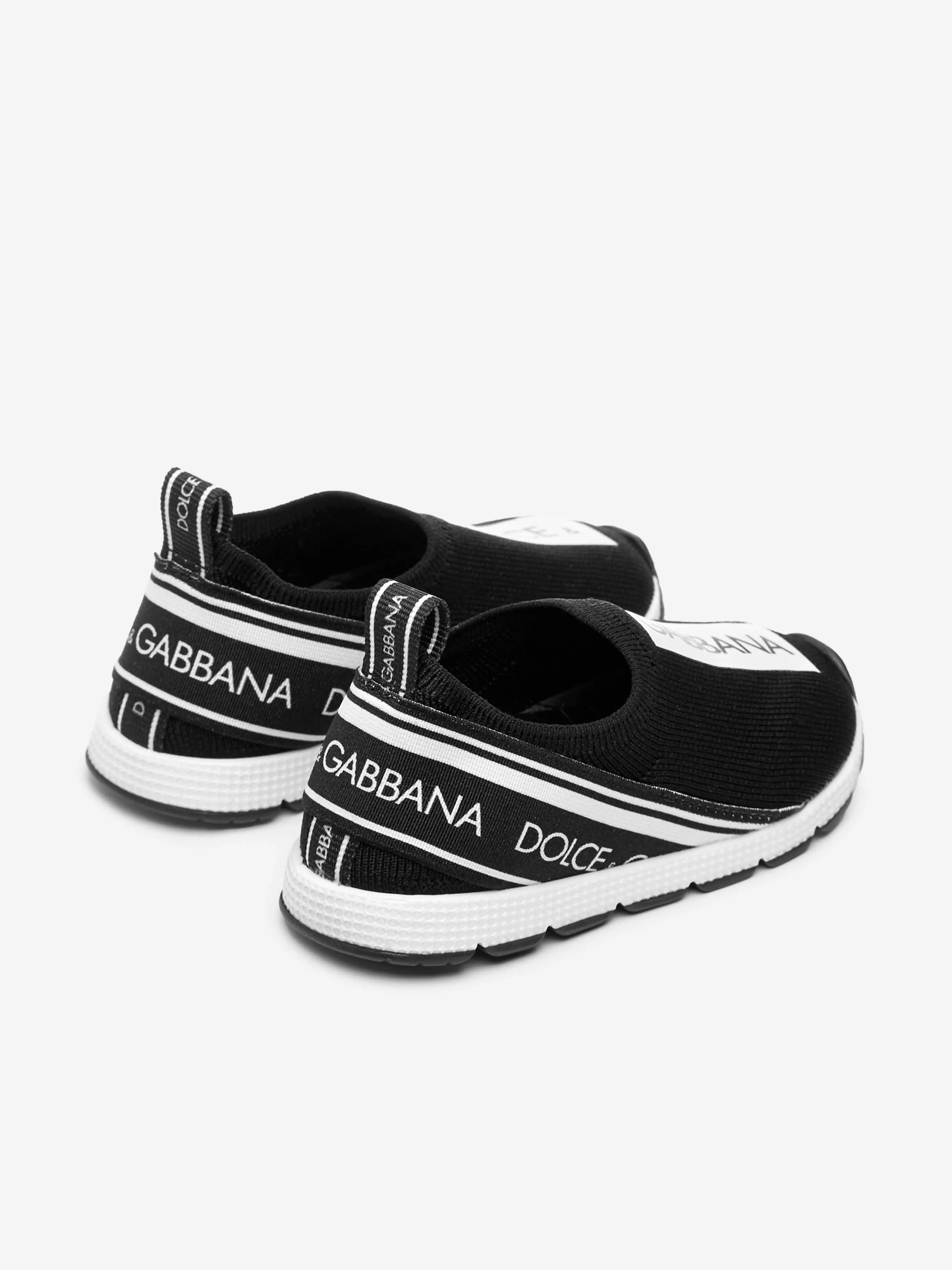 Dolce & Gabbana Girls Slip On Logo Trainers