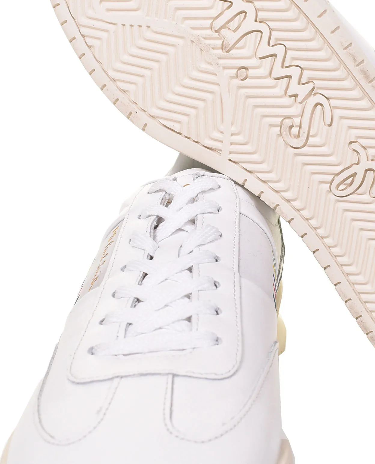 Dover Trainers Side Stripe White