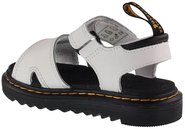 Dr Martens Shoes Kids Vossie White Lamper