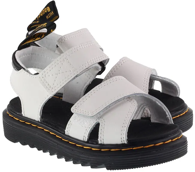 Dr Martens Shoes Kids Vossie White Lamper