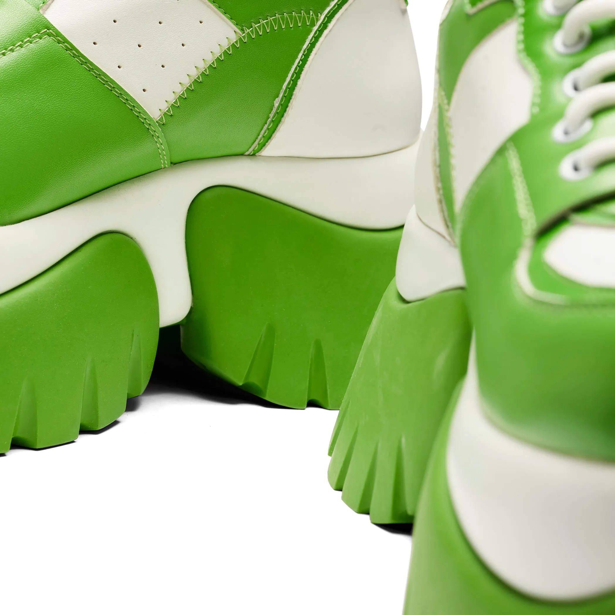 Fwoggy Woggy Says Hi Chunky Trainers - Green