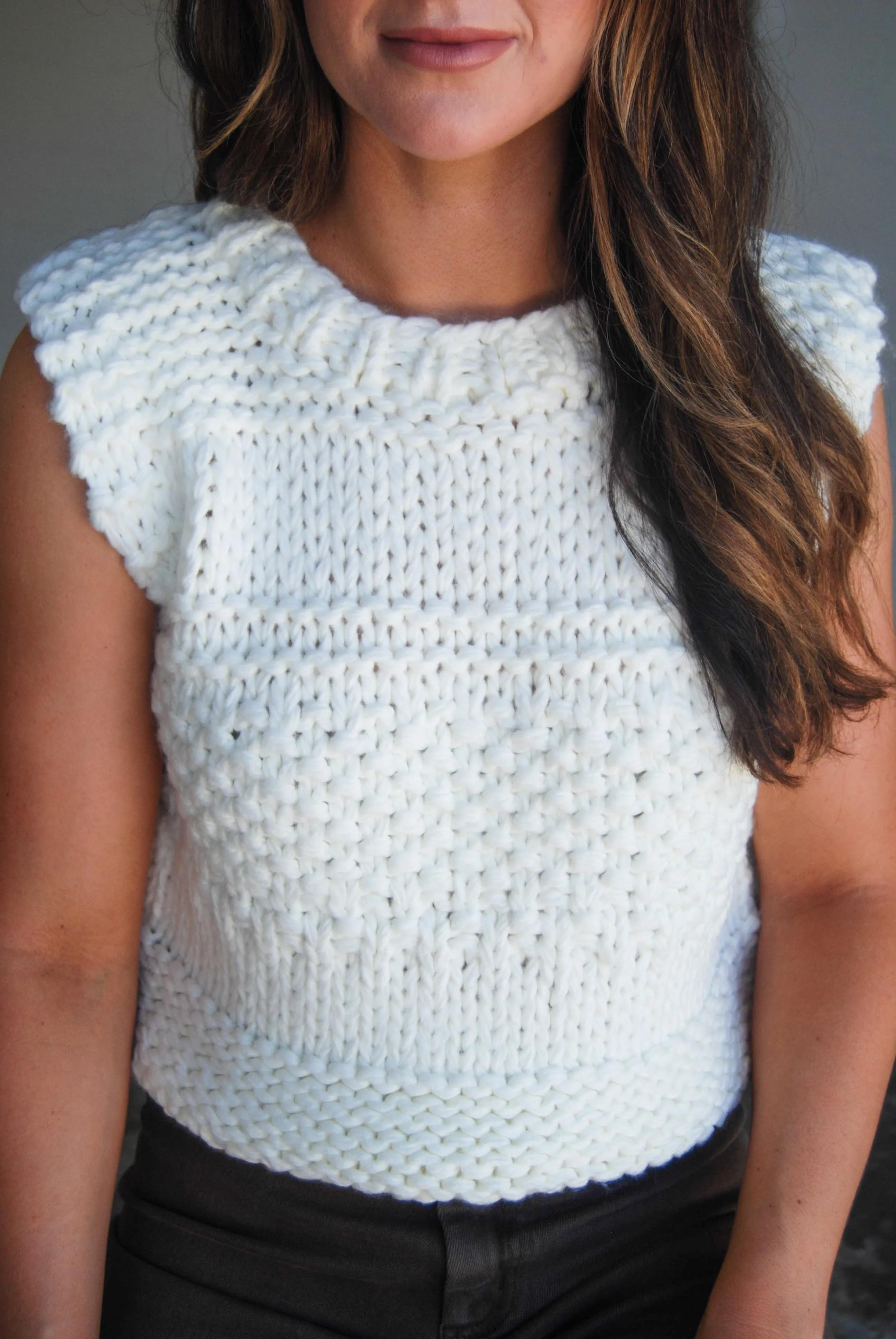 Isla Chunky Knit Sweater Vest