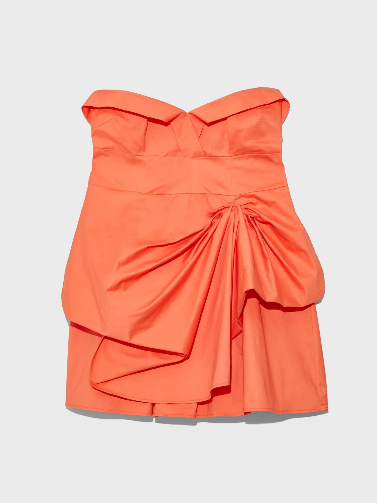 Ivy Strapless Dress with Bow Detail