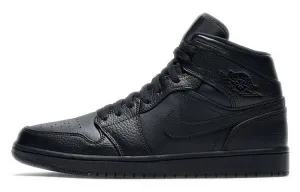 Jordan 1 Mid Triple Black