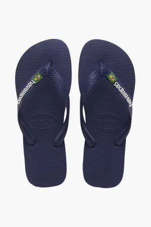 Kids Flip Flops Havaianas Brazil Navy