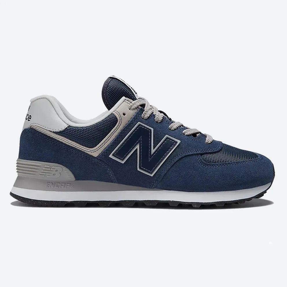 Men's Wide Fit New Balance  ML574EVN Running Trainers - Exclusive - Navy ENCAP