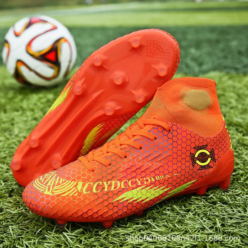 New High-Top Adult Soccer Cleats, Training