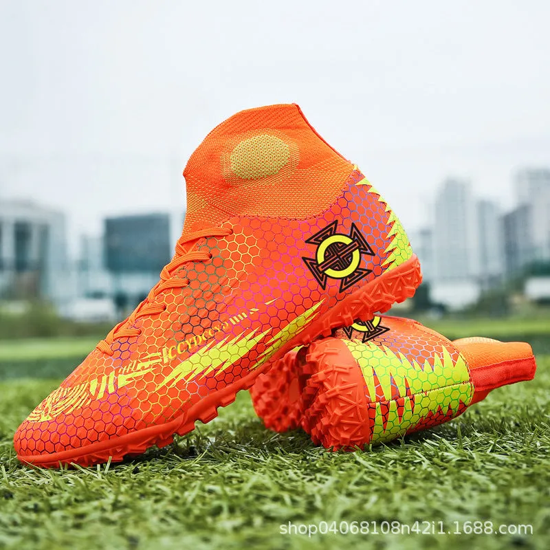 New High-Top Adult Soccer Cleats, Training