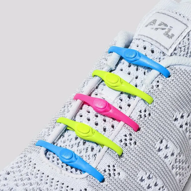 No Tie Lace 2.0 Neon Multi