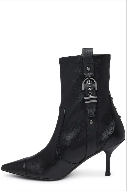 Pointed Toe PU Booties