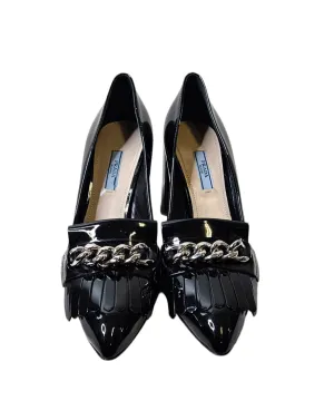 Prada Pumps with Chain Detail