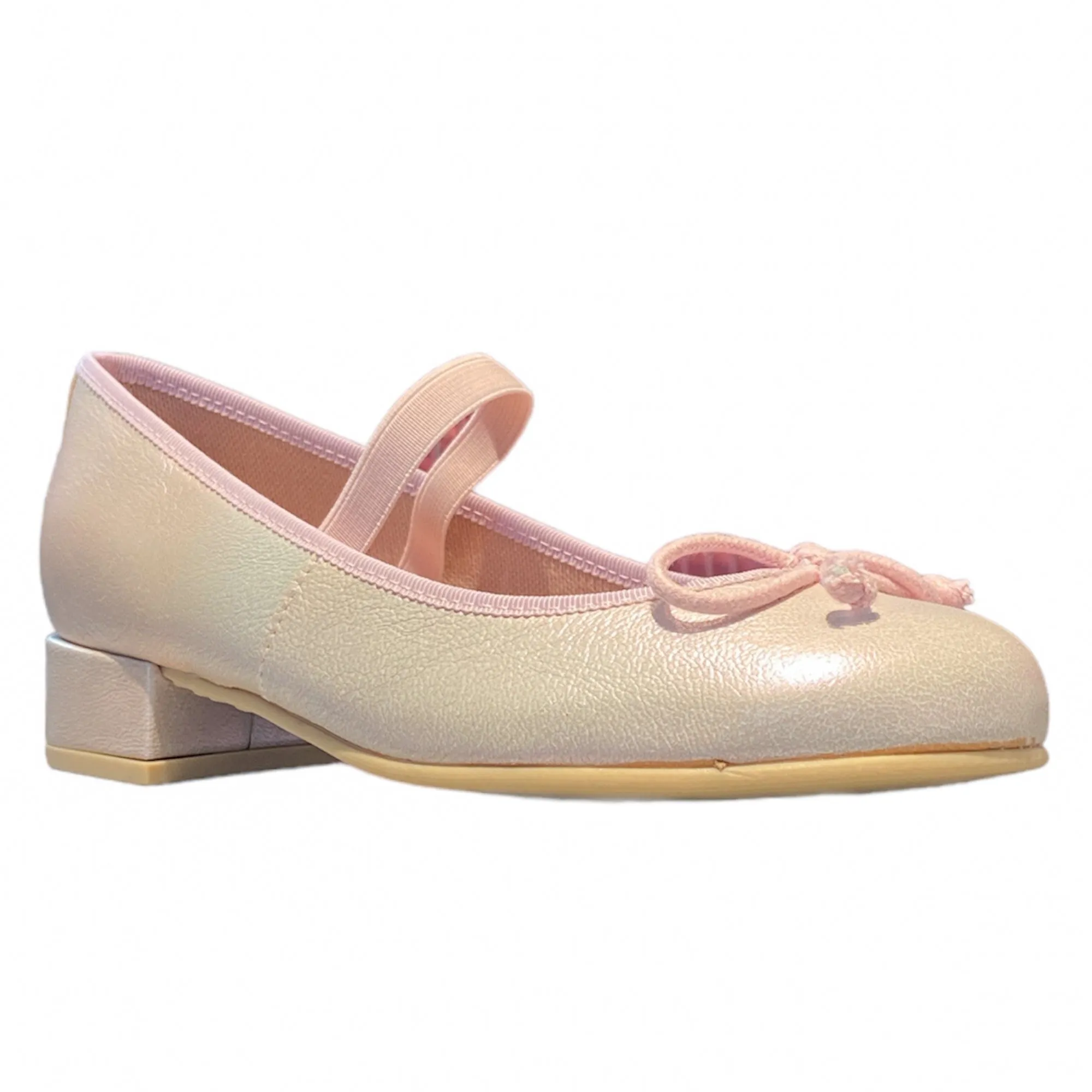 Pretty Ballerinas Emma Pink Iridescent Heels